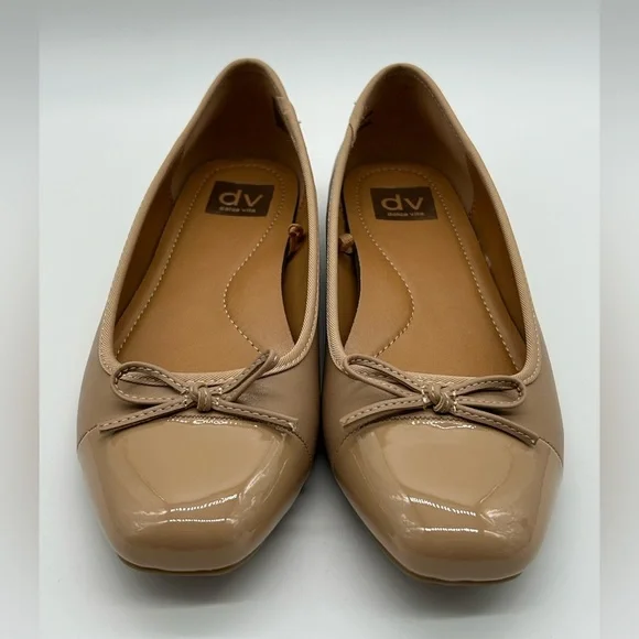 DV by Dolce Vita Moxy Nude Beige Patent Ballet Flats Women’s Size 9 NWB - Picture 6 of 12